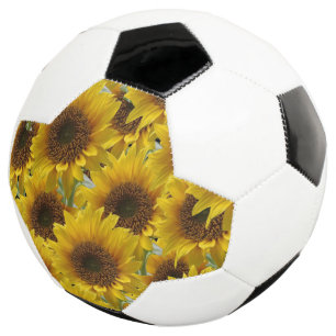 De Futebol Soccer Bola Girassol Floral