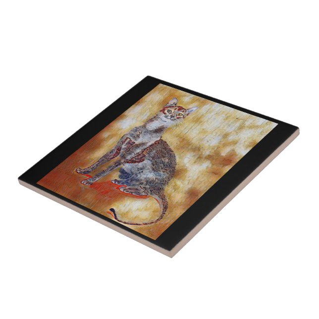 🐈 de Gato Sentado (Lateral)