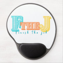 F O mouse pad J