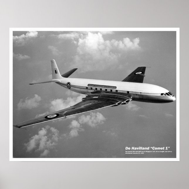 De Havilland Comet 1 Poster (Frente)