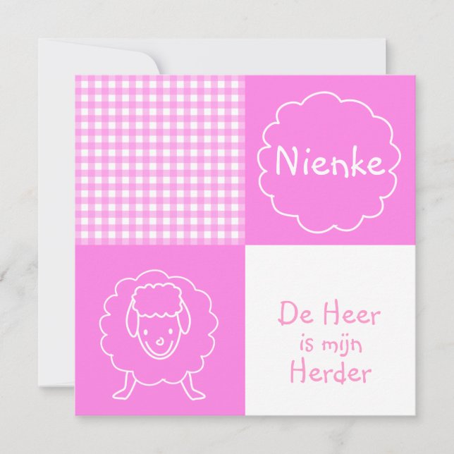 De Heer is mijn Herder, meisje. (Frente)