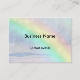 De Horário Cartão da nomeação da faísca do arco-íris