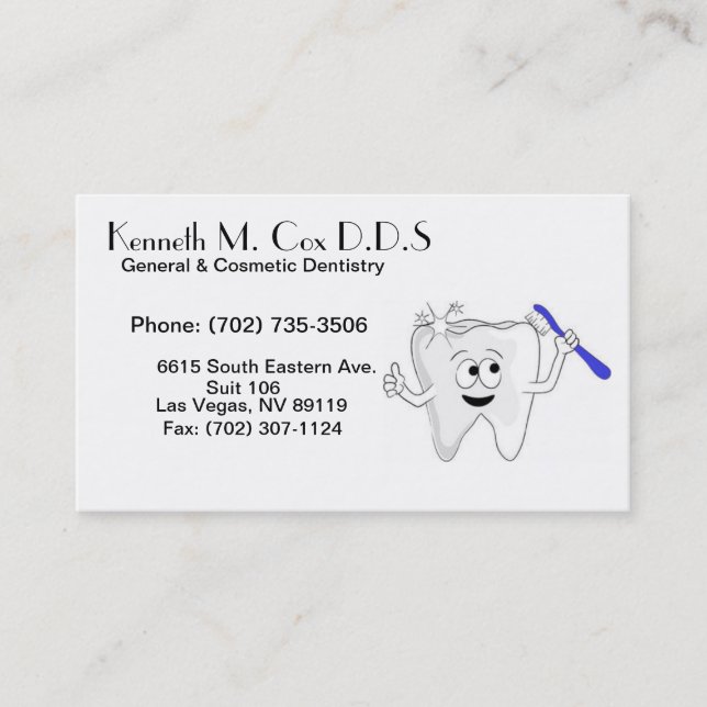 De Horário Dr. Cox Cartão (Frente)