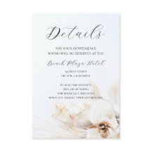 Cartão com Detalhes Florais Boho Neutro