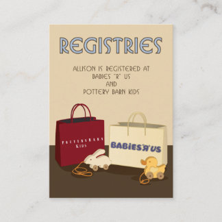 De Informações cartão do registro