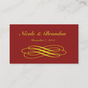 De Informações Cartão dourado do Web site do casamento do conto