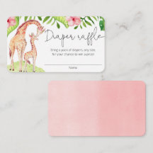 Cartão girafa girafa girafa girafo fralda