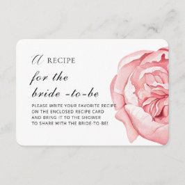 De Informações Cartão incluso "RECEITA para a noiva"