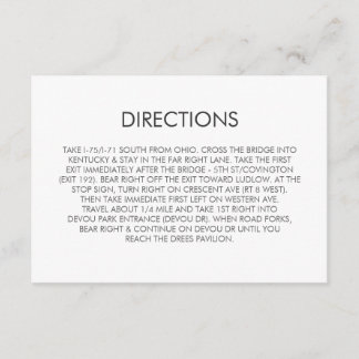 De Informações Cartão Tangram Heart Wedding Directions