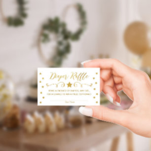 De Informações Cintilação Dourado pouco cartão do Raffle da