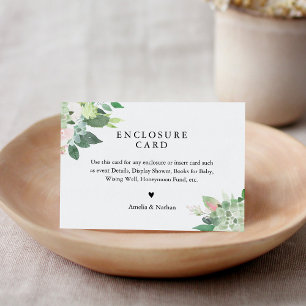 De Informações DEVON Blush Suculento Cartão com Enfeite Floral