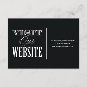 DE INFORMAÇÕES & SE CASAR WEDDING WEBSITE CARTÃO