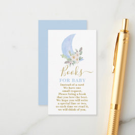 De Informações Sobre os Livros da Lua para o Cartão do Menino