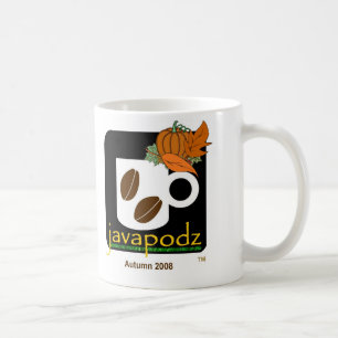 De JavaPodz do outono caneca 2008 de café