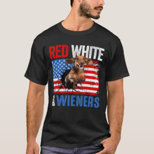 De Julho, Dachshund Camiseta de cão Vermelho, Bran