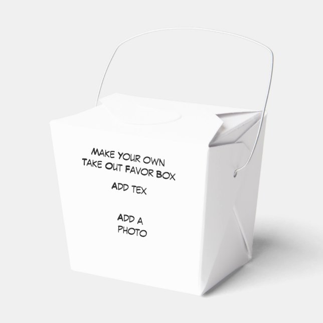 De Lembrancinhas Caixinha Takeout para Lembrancinha (Frente)