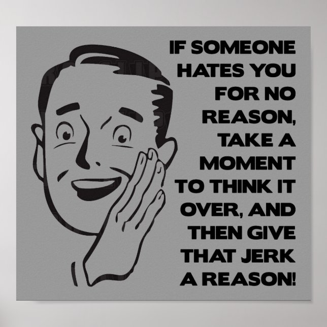 Dê-Lhes Um Sinal De Poster Engraçado (Frente)