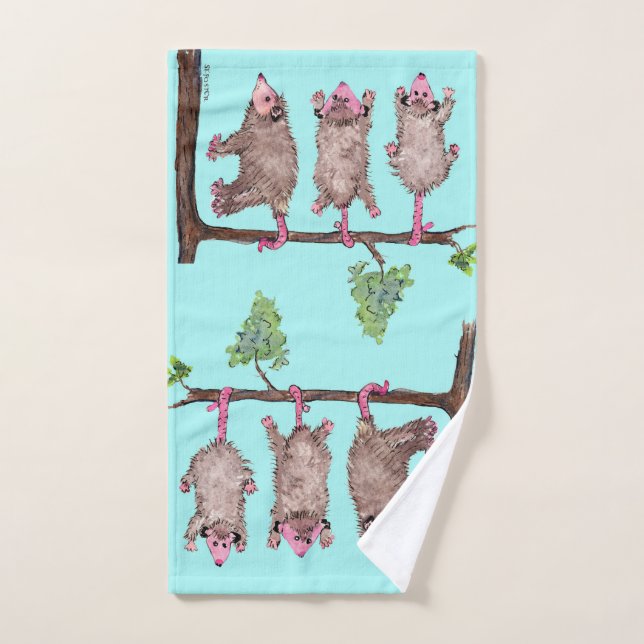 De Mão Possum Toalha (Toalha de mão)