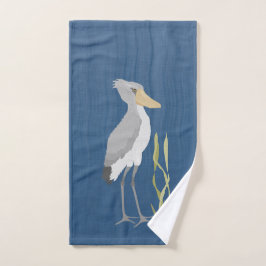 De Mão Shoebill Stork Toalha