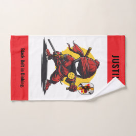 De Mão Toalha Personalizada Dink Ninja,