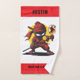 De Mão Toalha Personalizada Dink Ninja,
