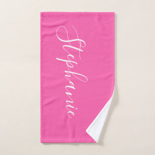 De Mão Yoga Mat, cor-de-rosa, toalha ioga monográfica pe