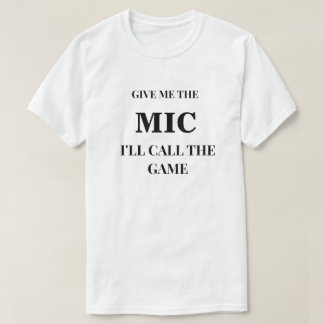 Dê-me a Camiseta de Futebol The Mic