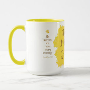 "Dê-me Jesus" caneca combinado de 15 onças (o