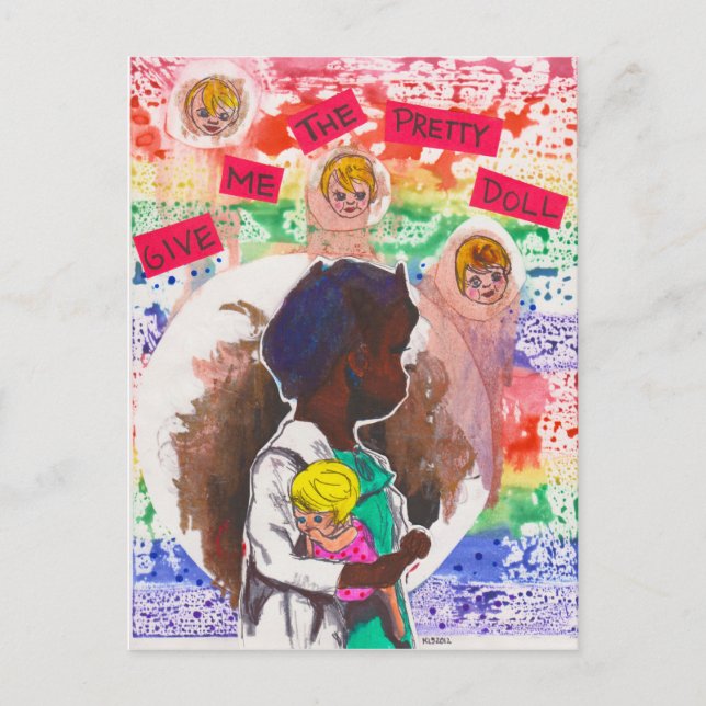 Dê-me o Cartão Bonito Doll (Frente)