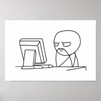  de memória de Cara do computador - Poster