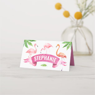 De Mesa Cartão Flamingo Place, Tropical