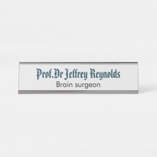 De Mesa Placa conhecida do sinal da porta