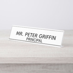 De Mesa Placa conhecida personalizada