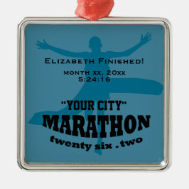 De Metal 26,2 Ornamento da maratona