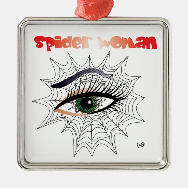 De Metal Aranha / Spinnprivau Ornamento (Frente)