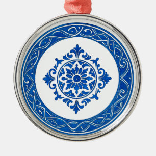 De Metal Azulejo Português Ornamento – Azulejo Natal 