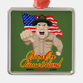 De Metal BOPI "OOH-RAH!" Ornamento