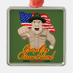 De Metal BOPI "OOH-RAH!" Ornamento