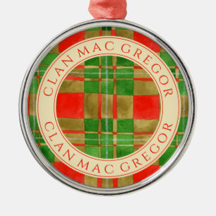 De Metal CLAN MAC GREGOR Ornamento Redondo Premium