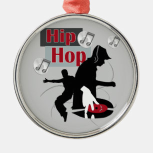 De Metal Dança Hip Hop com Ornamento DJ