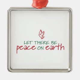 De Metal Deixado haja uma paz no ornamento da terra