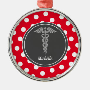 De Metal Doutor Médico Elegante Ornamento