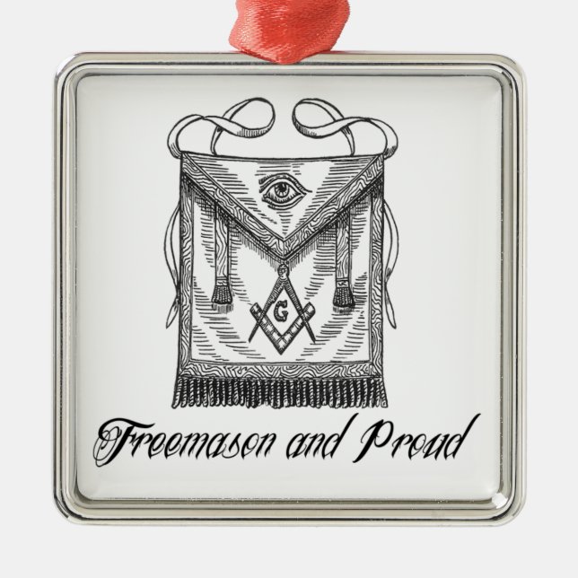 De Metal Freemason e ornamento orgulhoso (Frente)