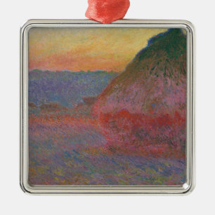 De Metal Haystacks (por Claude Monet) — Ornamento cerâmico