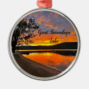 De Metal Lago excelente Sacandaga - Ornamento Premium