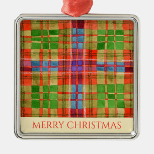 De Metal MAC RAE TARTAN Premium Padronização Ornamento + Te