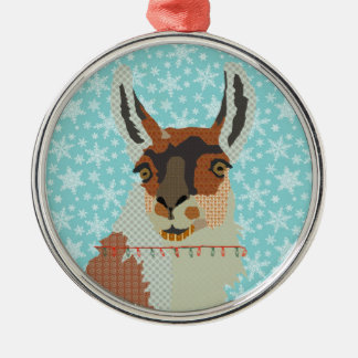 De Metal O lama ilumina acima meu ornamento da vida