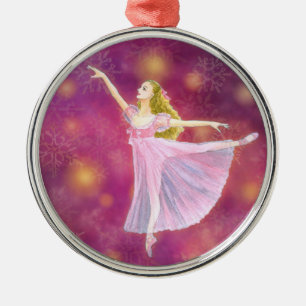De Metal O ornamento do balé do Nutcracker - Clara