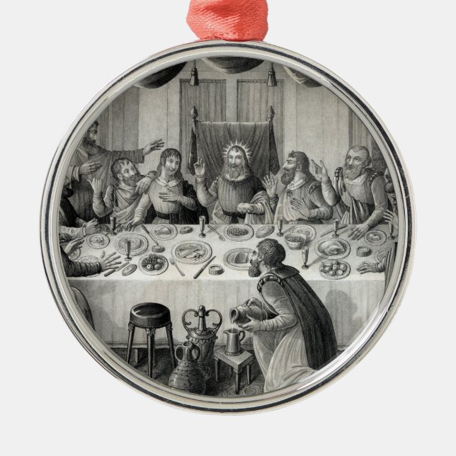 De Metal O ornamento "Última Ceia" (Frente)