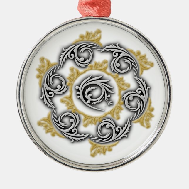 De Metal Ornamento (Frente)